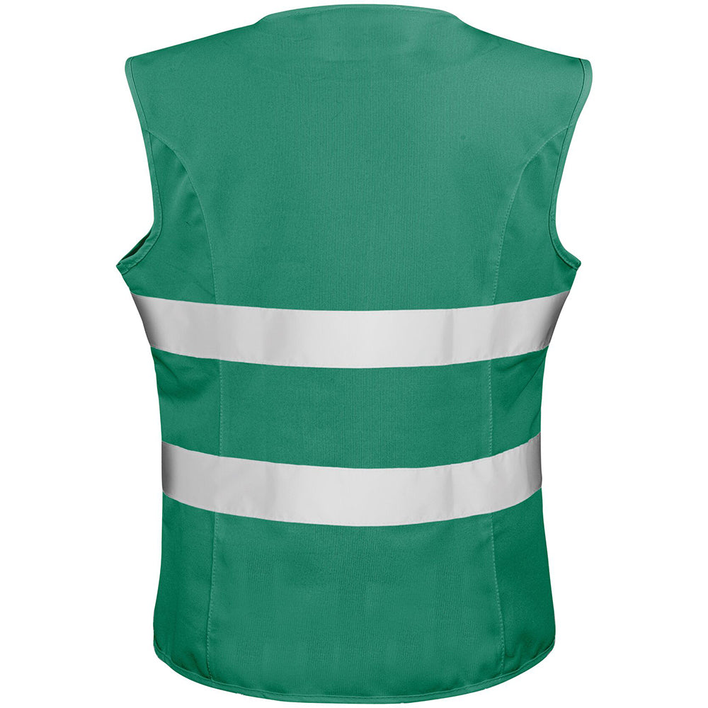 Paramedic Green - Back - Result Womens-Ladies Reflective Safety Tabard
