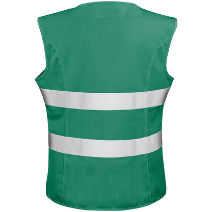 Paramedic Green - Back - Result Womens-Ladies Reflective Safety Tabard