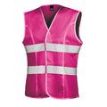 Fluorescent Pink - Front - Result Womens-Ladies Reflective Safety Tabard