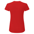Fire Red - Back - Tri Dri Womens-Ladies Panelled Crew Neck T-Shirt