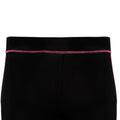 Black- Hot Pink - Side - Tri Dri Womens-Ladies Calf Length Fitness Leggings
