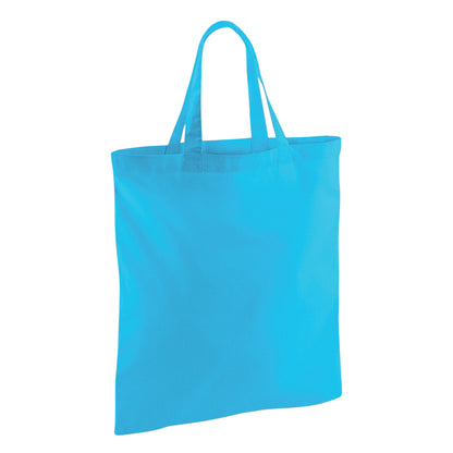 Surf Blue - Front - Westford Mill Short Handle Bag For Life