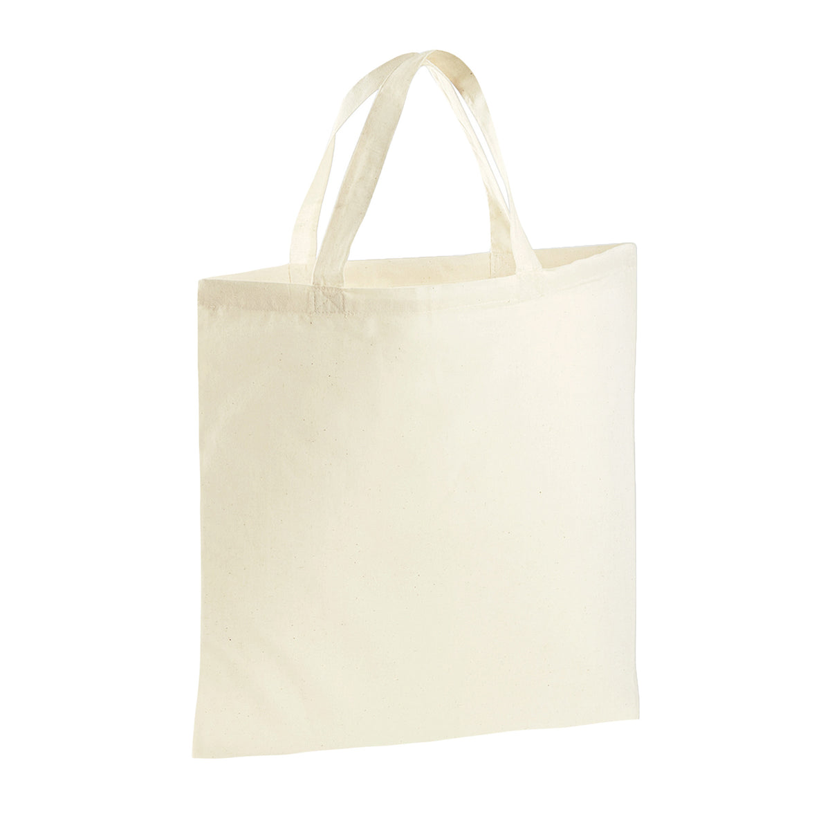 Natural - Front - Westford Mill Short Handle Bag For Life
