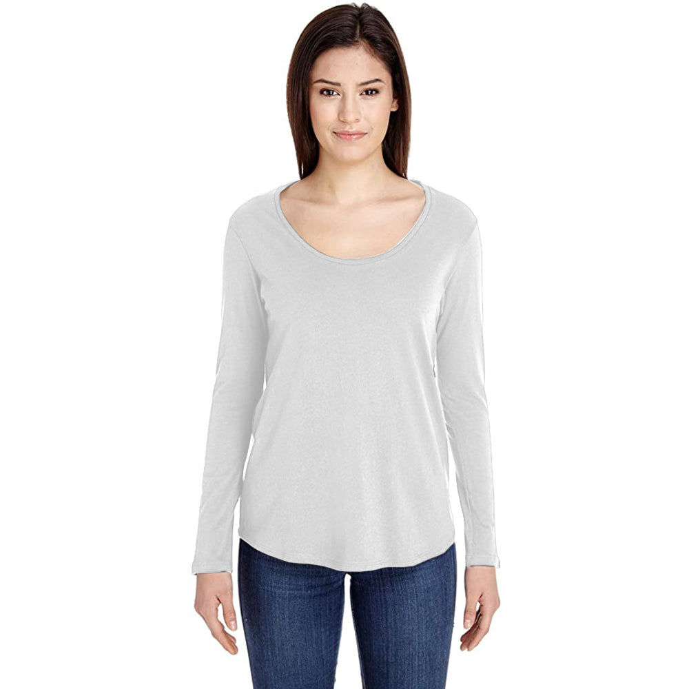 American Apparel Womens/Ladies Long Sleeve Ultra Wash T-Shirt AA069