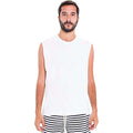 White - Back - American Apparel Mens Power Washed Muscle Tank Top Vest