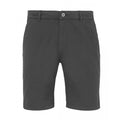 Slate - Front - Asquith & Fox Mens Casual Chino Shorts