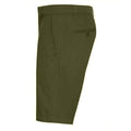 Olive - Side - Asquith & Fox Mens Casual Chino Shorts