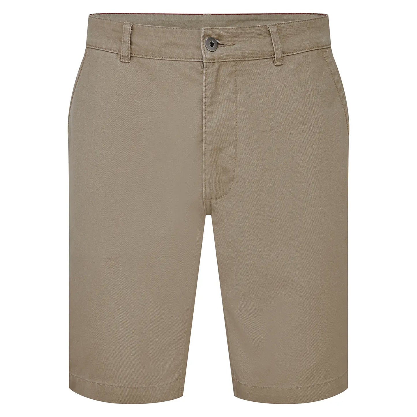 Khaki - Front - Asquith & Fox Mens Casual Chino Shorts