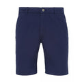 Navy - Front - Asquith & Fox Mens Casual Chino Shorts