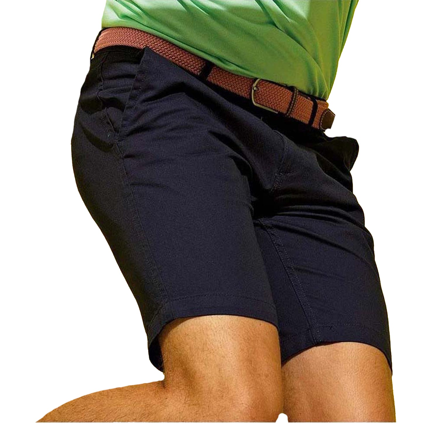 Navy - Back - Asquith & Fox Mens Casual Chino Shorts