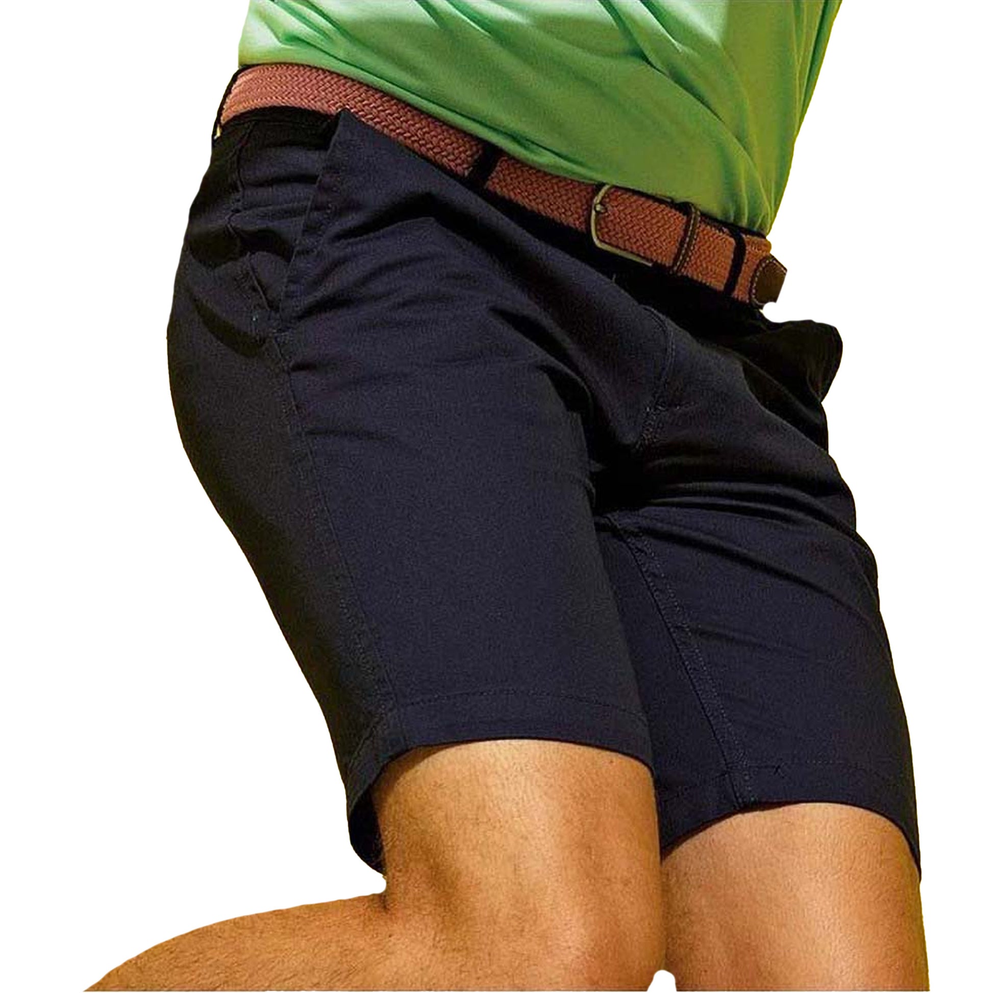 Navy - Back - Asquith & Fox Mens Casual Chino Shorts