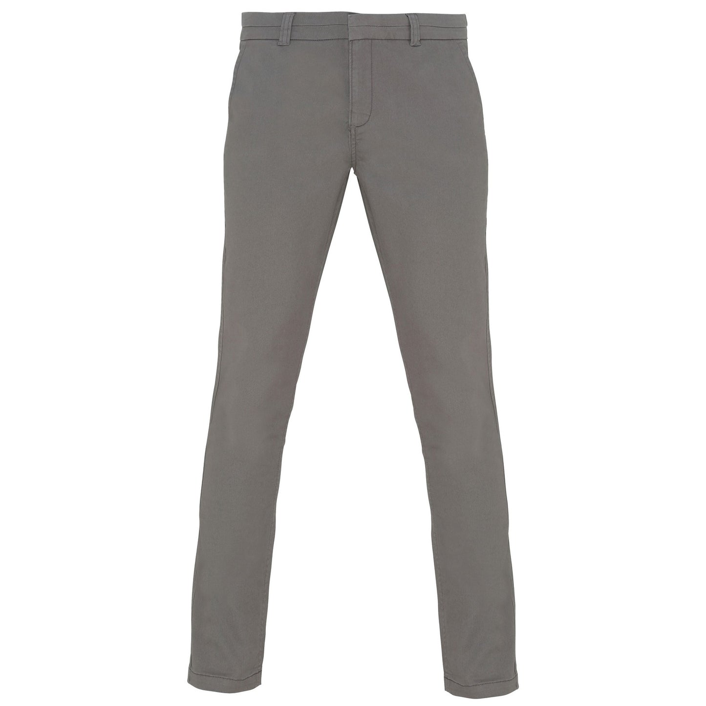 Slate - Front - Asquith & Fox Womens-Ladies Casual Chino Trousers