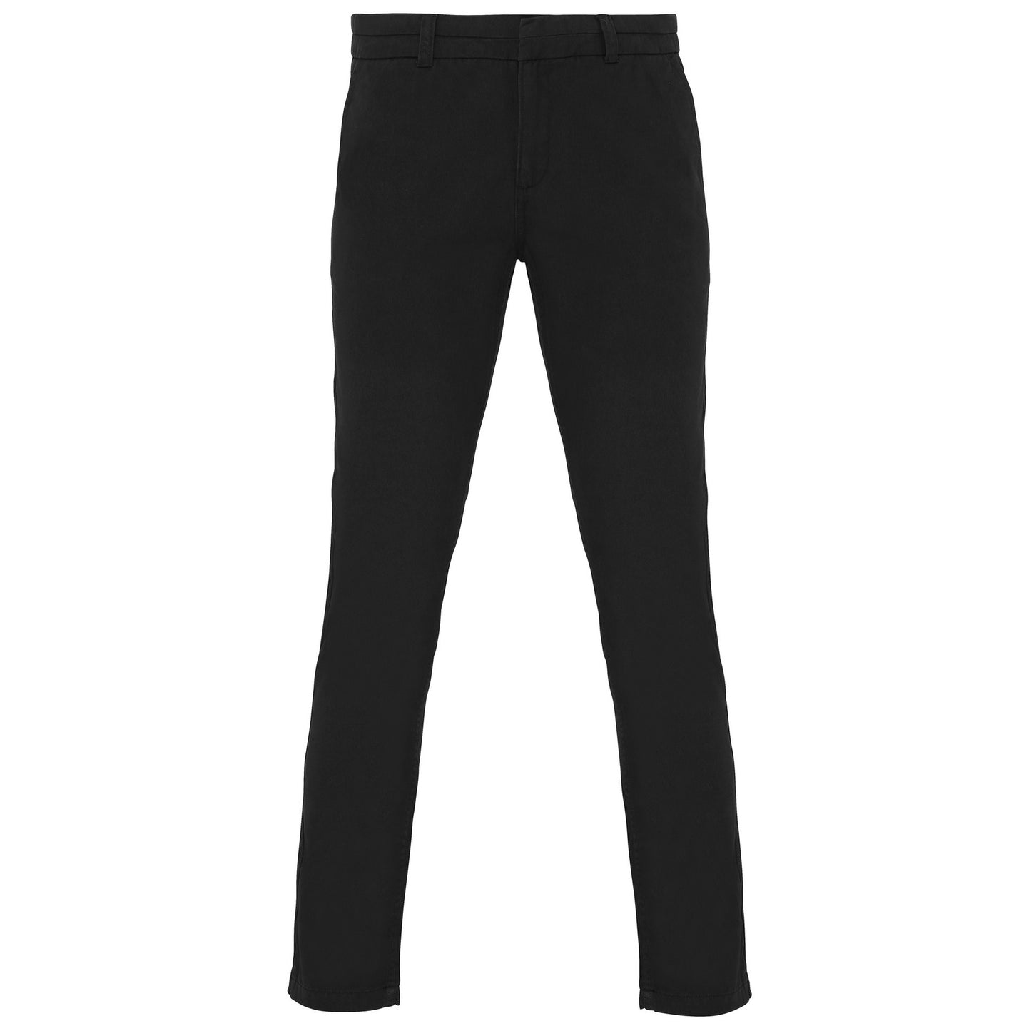 Black - Front - Asquith & Fox Womens-Ladies Casual Chino Trousers