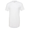 White - Front - Bella + Canvas Mens Long Body Urban T-Shirt