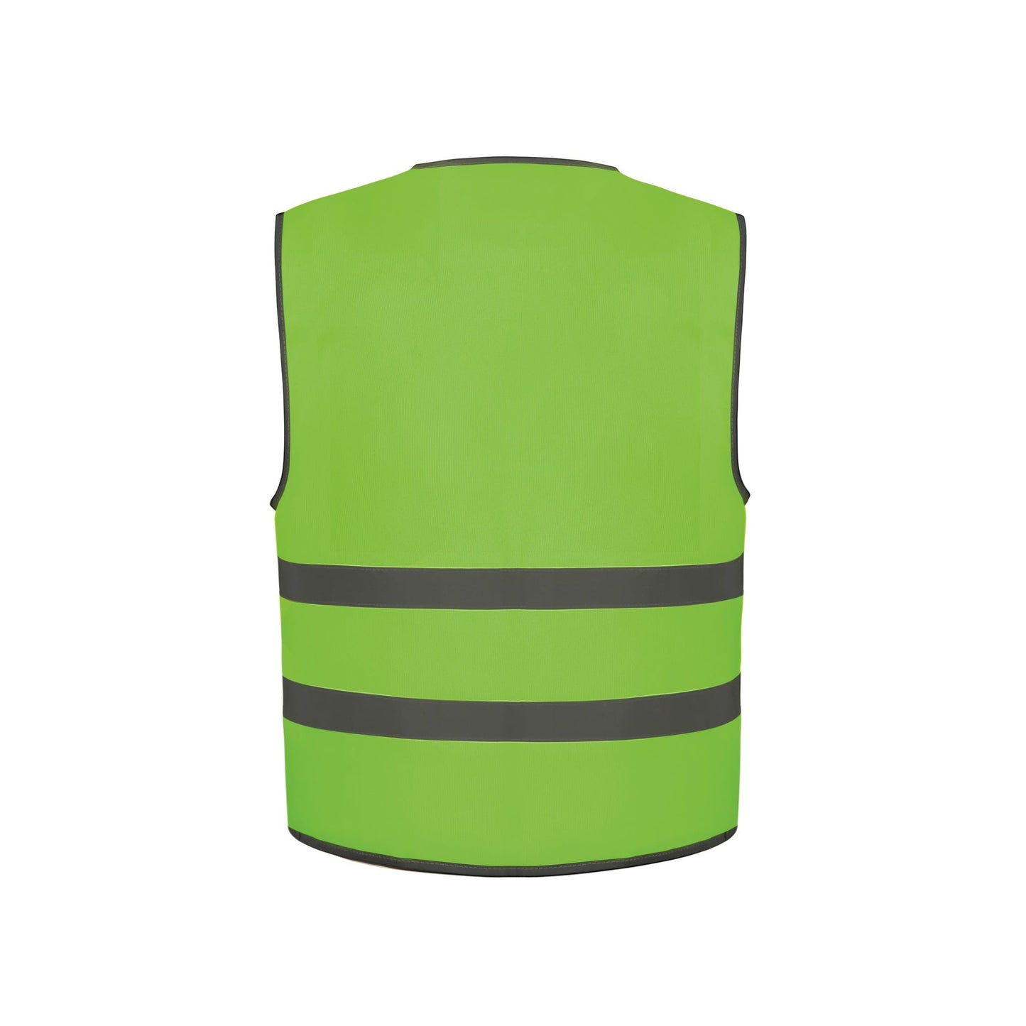 Lime - Back - Yoko Hi-Vis Childrens-Kids Reflective Border Waistcoat