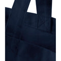 French Navy - Back - Westford Mill Fairtrade Cotton Classic Tote Shopping Bag