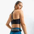 Black - Back - Tri Dri Expandable Fitness Belt Bag