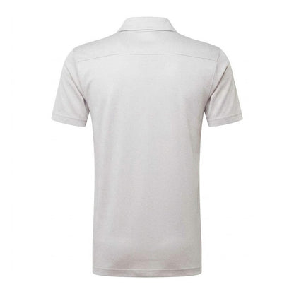 Silver Melange - Back - Tri Dri Mens Panelled Short Sleeve Polo Shirt