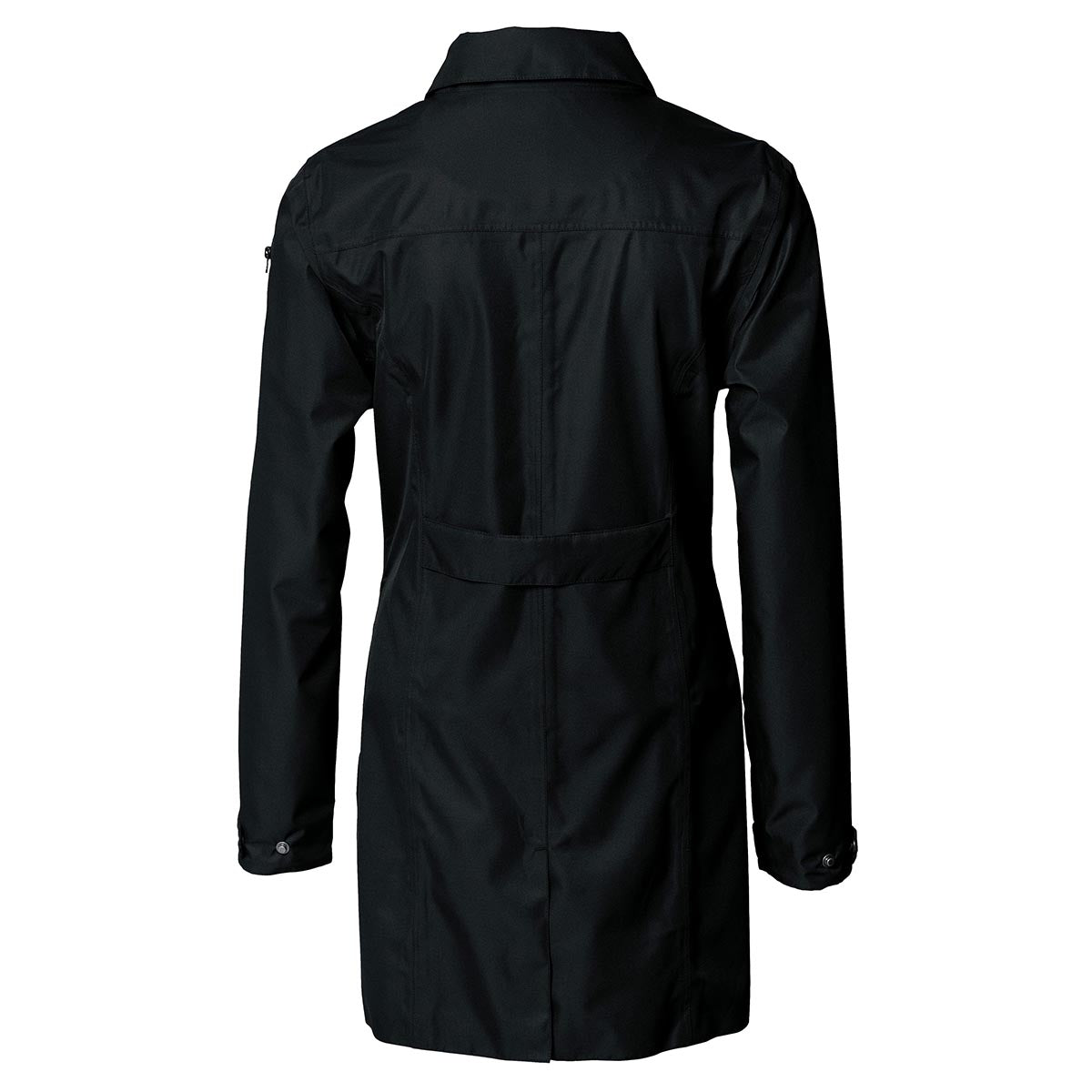 Black - Back - Nimbus Womens-Ladies Seattle Water Resistant Business Coat