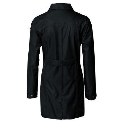 Black - Back - Nimbus Womens-Ladies Seattle Water Resistant Business Coat