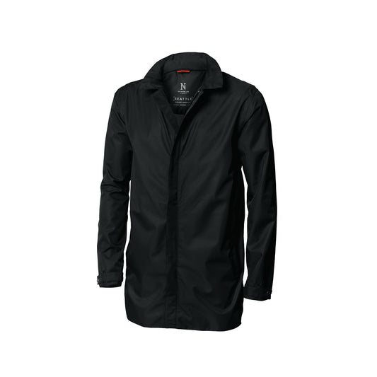 Black - Front - Nimbus Mens Seattle Waterproof Business Coat