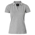 Grey Melange - Front - Nimbus Womens-Ladies Harvard Stretch Deluxe Polo Shirt