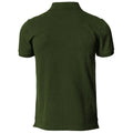 Olive - Back - Nimbus Mens Harvard Stretch Deluxe Polo Shirt