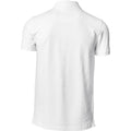 White - Back - Nimbus Mens Harvard Stretch Deluxe Polo Shirt