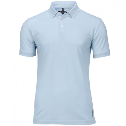 Sky Blue - Front - Nimbus Mens Harvard Stretch Deluxe Polo Shirt