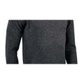 Charcoal - Back - Glenmuir Lomond V-Neck Lambswool Sweater - Knitwear