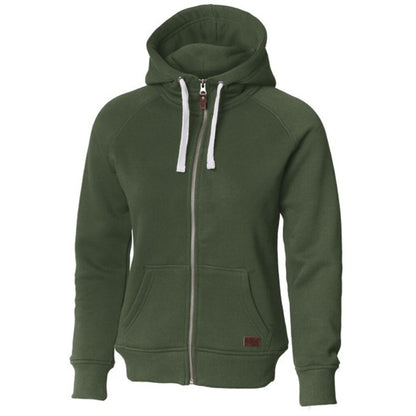 Olive - Front - Nimbus Womens-Ladies Williamsburg Hoodie