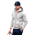 Grey Melange - Back - Nimbus Mens Williamsburg Hoodie