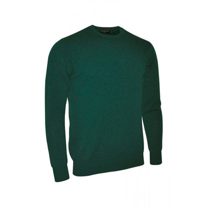 Bottle Green - Front - Glenmuir Morar Mens Crew Neck Sweater