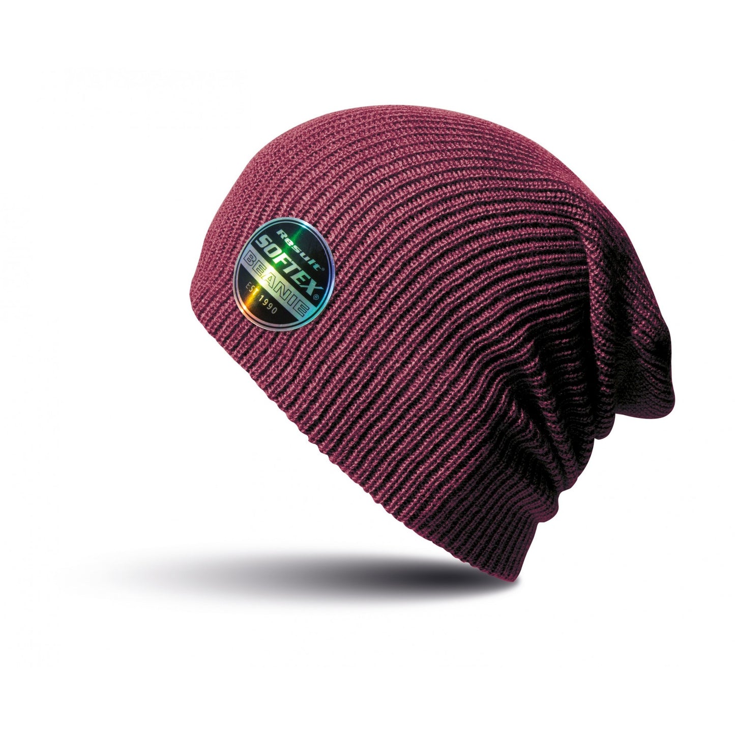 Claret Red - Front - Result Winter Essentials Core Softex Beanie Hat