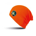 Flo Orange - Front - Result Winter Essentials Core Softex Beanie Hat