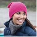 Fuchsia - Back - Result Winter Essentials Core Softex Beanie Hat
