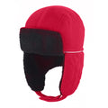 Red-Black - Front - Result Winter Essentials Ocean Trapper Hat