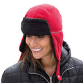 Red-Black - Back - Result Winter Essentials Ocean Trapper Hat