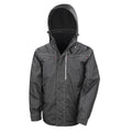 Black - Front - Result Mens Work-Guard Denim Texture Rugged Jacket