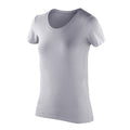 Cloudy Grey - Front - Spiro Womens-Ladies Softex Super Soft Stretch T-Shirt