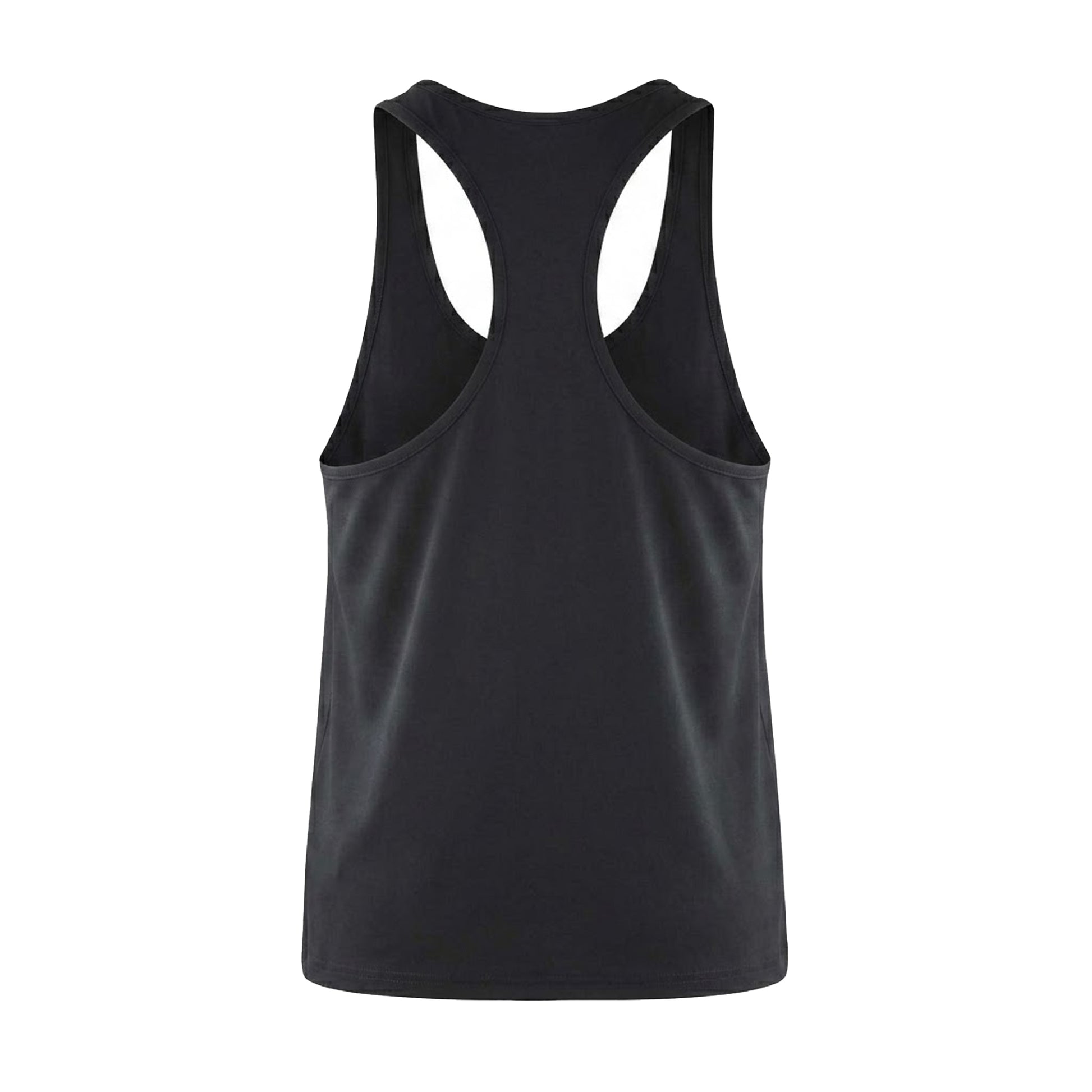 Black - Back - Spiro Womens-Ladies Softex Stretch Sleeveless Tank Top