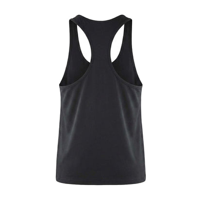 Black - Back - Spiro Womens-Ladies Softex Stretch Sleeveless Tank Top