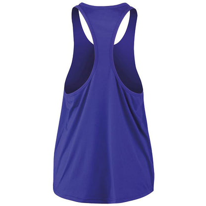 Sapphire - Back - Spiro Womens-Ladies Softex Stretch Sleeveless Tank Top