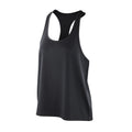Black - Front - Spiro Womens-Ladies Softex Stretch Sleeveless Tank Top
