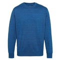 Sapphire-Black - Front - Asquith & Fox Mens Cotton Rich Twisted Yarn Sweatshirt
