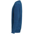 Sapphire-Black - Back - Asquith & Fox Mens Cotton Rich Twisted Yarn Sweatshirt