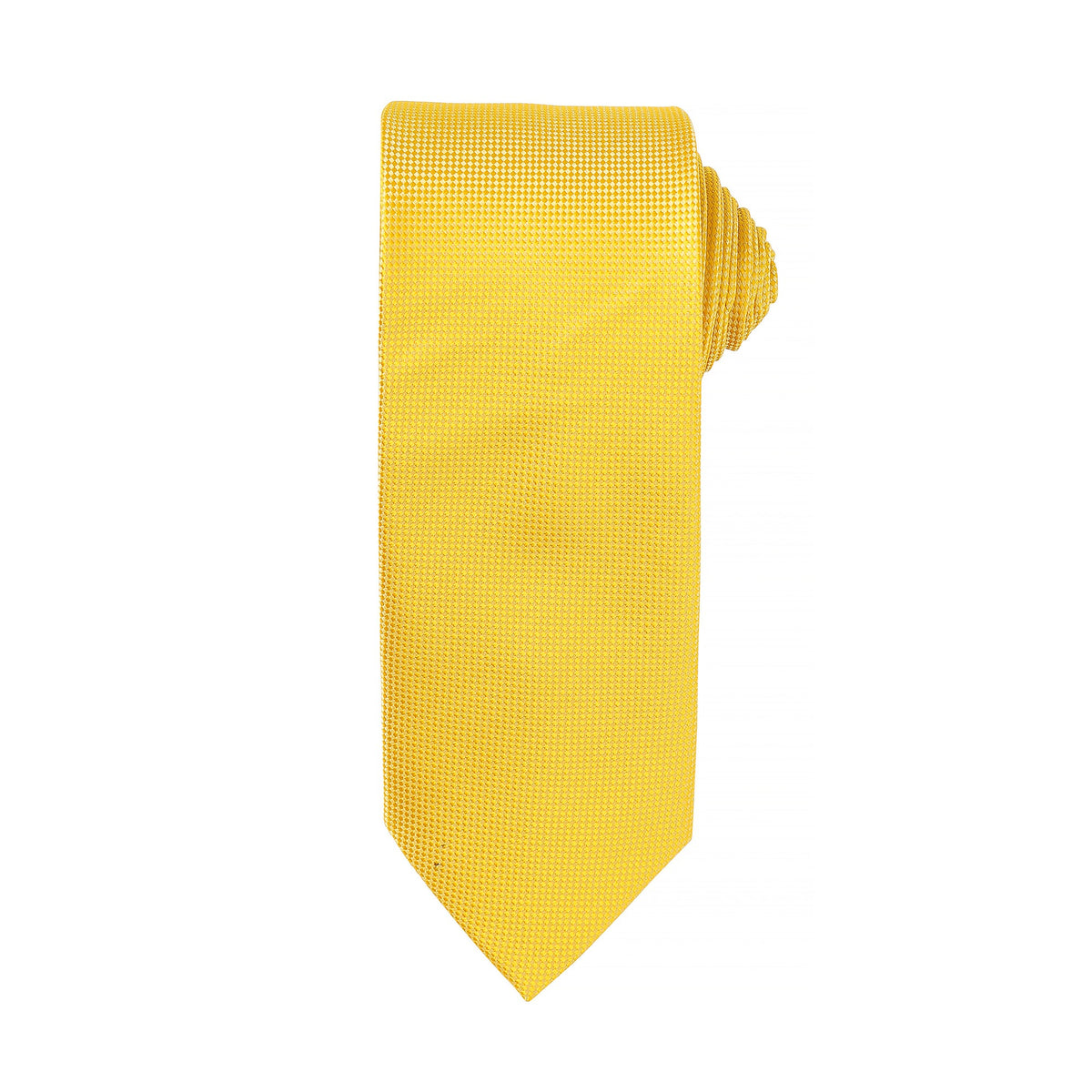 Sunflower - Front - Premier Mens Micro Waffle Formal Work Tie
