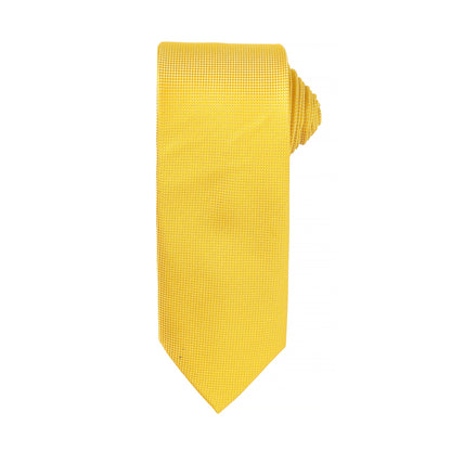 Sunflower - Front - Premier Mens Micro Waffle Formal Work Tie