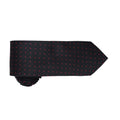 Navy- Red - Front - Premier Mens Micro Dot Pattern Formal Work Tie