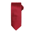 Red - Front - Premier Mens Puppy Tooth Formal Work Tie